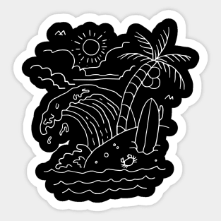 The Wave are Calling (for Dark) Sticker